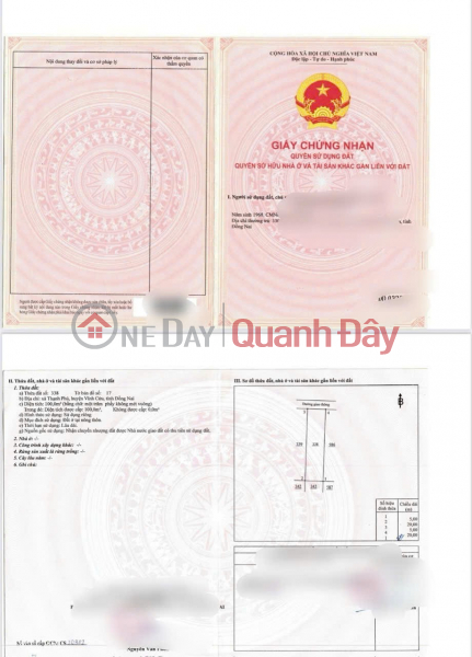 ĐẤT ĐẸP – GIÁ TỐT – CHÍNH CHỦ CẦN BÁN TẠI Thạnh Phú - Vĩnh Cửu nay là phường Tân Triều - Đồng Nai Niêm yết bán