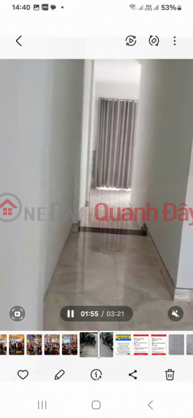 đ 8 Billion House for sale in Hoang Hoa Tham market, Ward 12, Tan Binh District, Ho Chi Minh City. 1.5km from T3 station gate