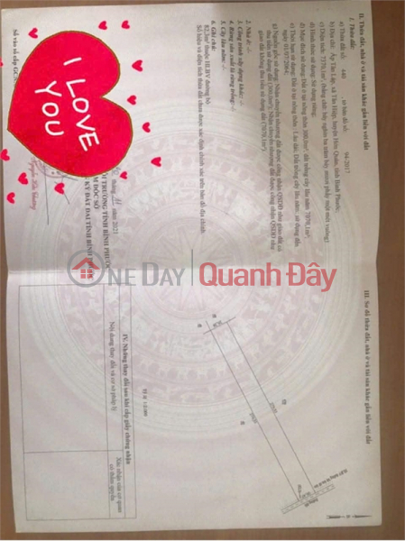 Land for only 610k = 1m 7370M2 LAND RIGHT IN MINH HUNG SIKICO INDUSTRIAL PARK - HON QUAN - BINH PHUOC --( | Vietnam Sales | đ 4.8 Billion