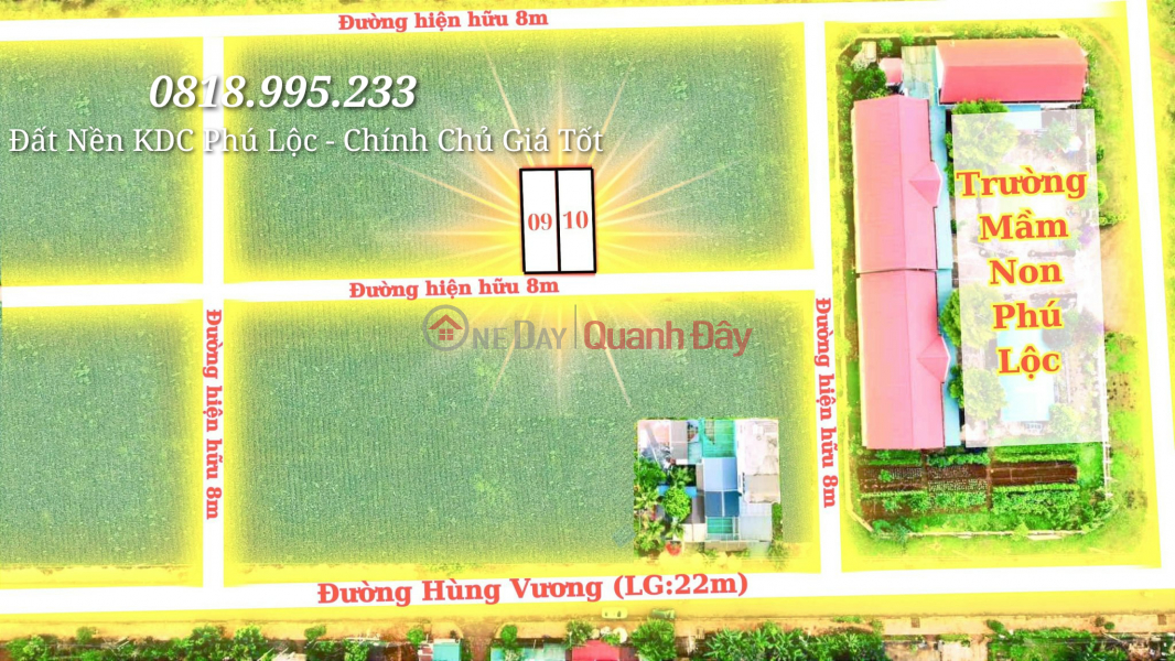 Owner Quickly Transfers Pair of Lands and Villas in Phu Loc Dak Lak Price Only 6xxTR/plot Sales Listings