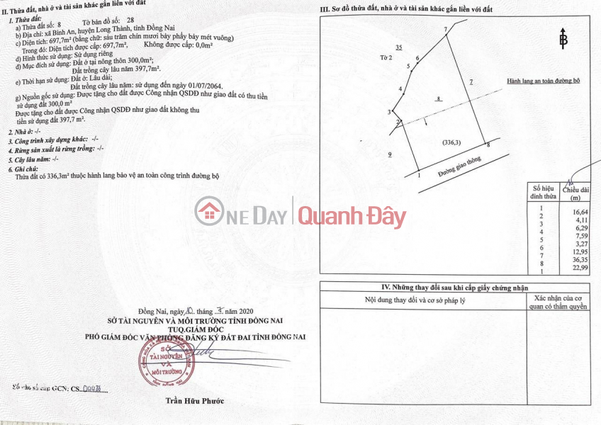 BEAUTIFUL LAND - Owner NEEDS TO SELL Land Plot Quickly In Binh An, Long Thanh, Dong Nai Sales Listings