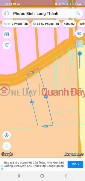 Property Search Vietnam | OneDay | Residential | Sales Listings Land for sale in front of main road in Phuoc Binh commune. Long Thanh. Dong Nai . Near Phuoc Binh 1 and 2 Industrial Parks.