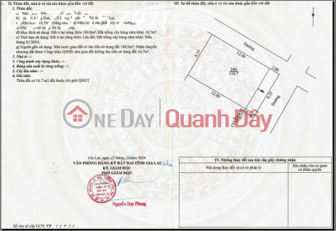 Owner needs to sell land in Dek Village, H Bông Commune, Chư Sê District, area 495m2, price only 400 million VND. _0