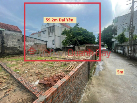 SIÊU PHẨM GIÁ 3,350 TỶ ĐẤT TẠI ĐẠI YÊN-CHƯƠNG MỸ D/T:59,2M _0