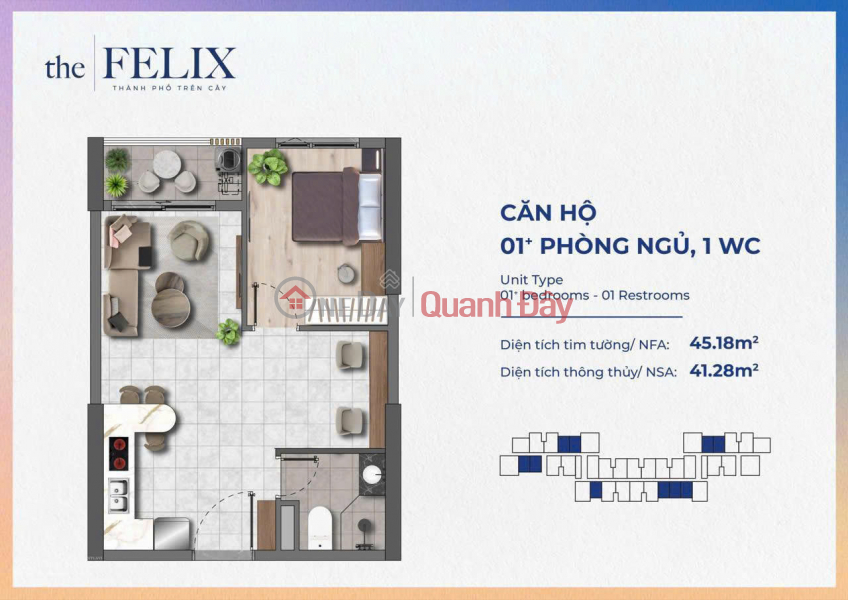 Property Search Vietnam | OneDay | Nhà ở Niêm yết bán Chính chủ bán nhanh 1PN+1 (41.28m2) giá 2ty đã TT 30%