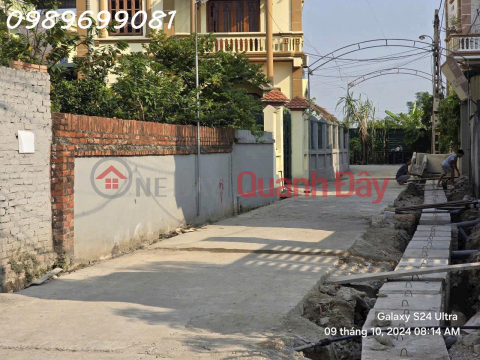 Land for sale in Dong hamlet, Nguyen Khe, Dong Anh, price 8Xtr\/m2 _0