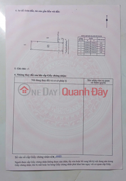 Property Search Vietnam | OneDay | Residential Sales Listings | Selling 139m2 of Land, Full Residential Land in My Hanh Bac Commune, Duc Hoa District, Long An