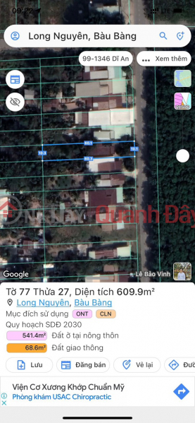 Property Search Vietnam | OneDay | Residential Sales Listings | Owner needs to sell quickly Land plot with free 4-level house on Road 619 - Long Nguyen Commune - Bau Bang District - Binh Province