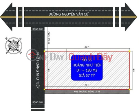 Nhỉnh 300trd/m2 có ngay 200m2, MT 10m2 Phồ Hoàng Như Tiếp Long Biên _0