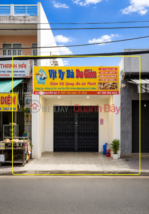 House for rent at Tan Huong Market, 76m², 16 million VND - Bustling business area. _0