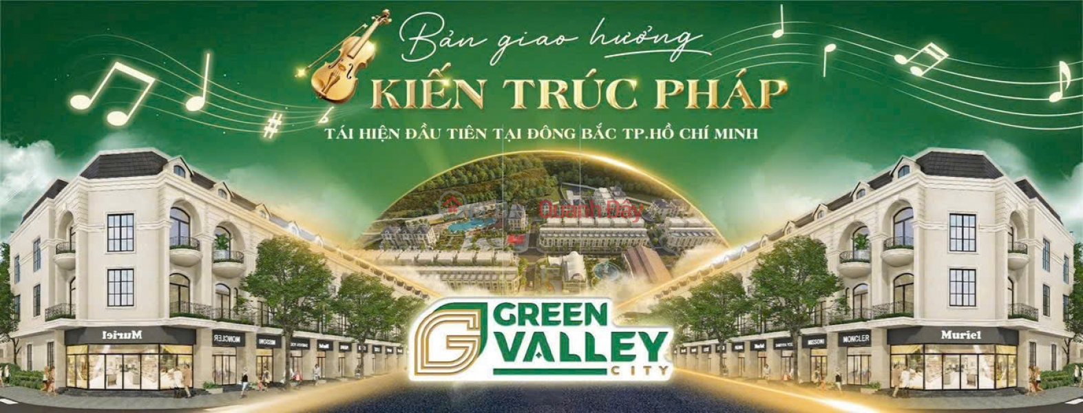 Villas and townhouses in the Green Valley City project, a French-style "Compound". Vietnam Sales đ 6 Billion