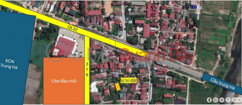 BÁN LÔ ĐẤT ĐẸP 346M² – ĐẦU CẦU TRUNG HÀ – TAM NÔNG, PHÚ THỌ _0
