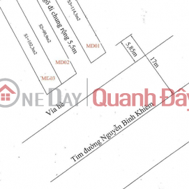 Selling 3 lots of land on Nguyen Binh Khiem street, Dong Hai 1, price 46.8 million\/m2 _0