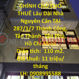 OWNER FOR LONG-TERM RENT Nguyen Can House AT: Tan Phu Ho Chi Minh _0