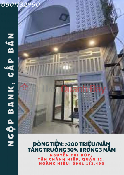 OWNER, HOUSE, HAU, NGUYEN THI BUP, HIEP THANH, DISTRICT 12 Sales Listings