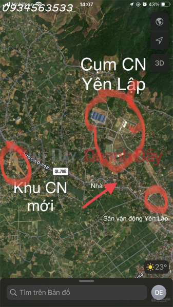 House and land for sale, approximately 300m2, located right next to National Highway 70, Yen Lap town, Phu Tho province. Sales Listings