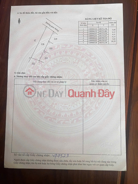 BEAUTIFUL LAND - GOOD PRICE - URGENTLY SELLING A PLOT OF POTENTIAL LAND IN VINH Thanh, NHON TRACH, DONG NAI Vietnam Sales, đ 45 Million