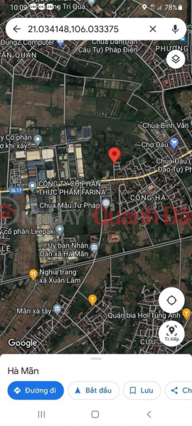 Property Search Vietnam | OneDay | Nhà ở Niêm yết bán ️ Khai xuân chủ nhà gửi bán gần 80m2 đất phường Hà Mãn – Thuận Thành – Bắc Ninh