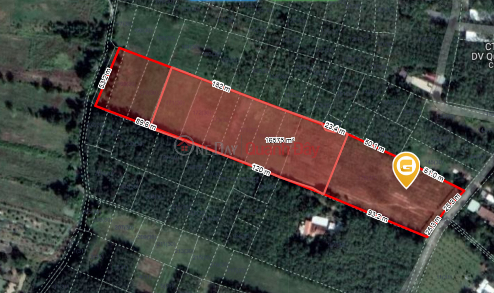 (D) Land on the street frontage, Phu My Hung commune, Cu Chi, price 50 billion x billion Sales Listings