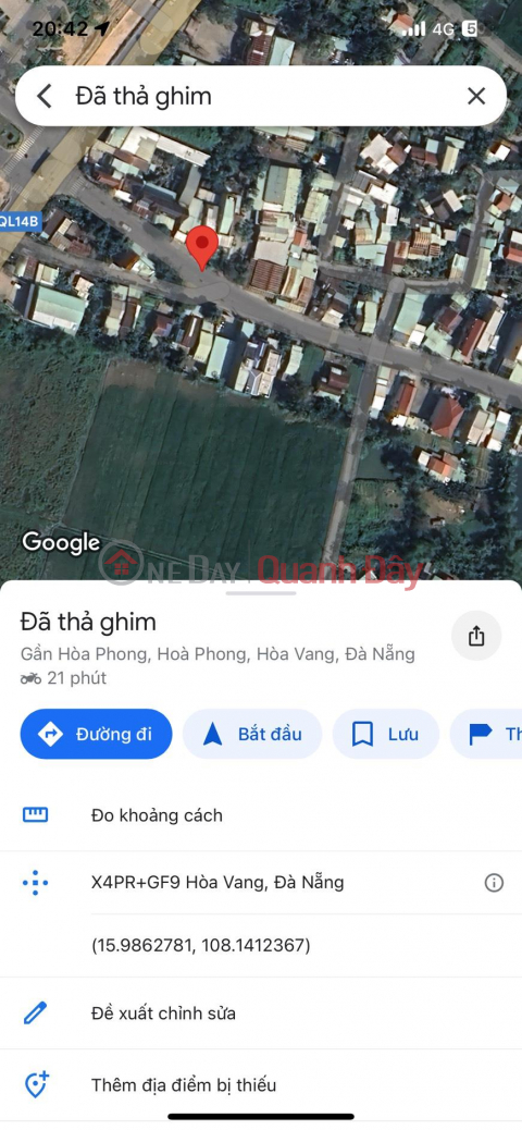 Chính Chủ Cần Bán Lô Đất Đẹp - Đầu Tư Sinh Lời Tại Xã Hòa Phong, Hòa Vang, Đà Nẵng _0