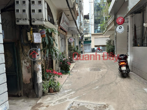 Private house for sale on Thai Thinh Dong Da street 56m2x4 floors, near the street in a shallow alley 6 billion more _0