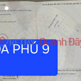 Bán đất mặt tiền đường Hòa Phú 9 - Vị trí đẹp -Đường 7,5m. _0
