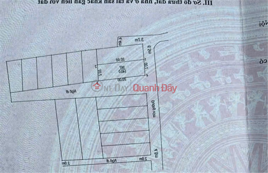 Property Search Vietnam | OneDay | Residential | Sales Listings, OWNER Needs to Quickly Sell 2 Plots of Land in Good Location Near Xuan Mai Concrete Market