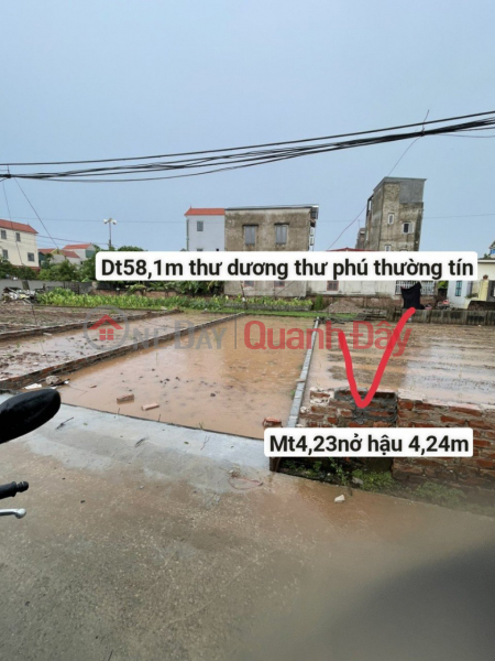 đ 1.69 Billion BEAUTIFUL LAND - GOOD PRICE - For Quick Sale Land Lot by owner, Nice Location In Thu Phu, Thuong Tin, Hanoi