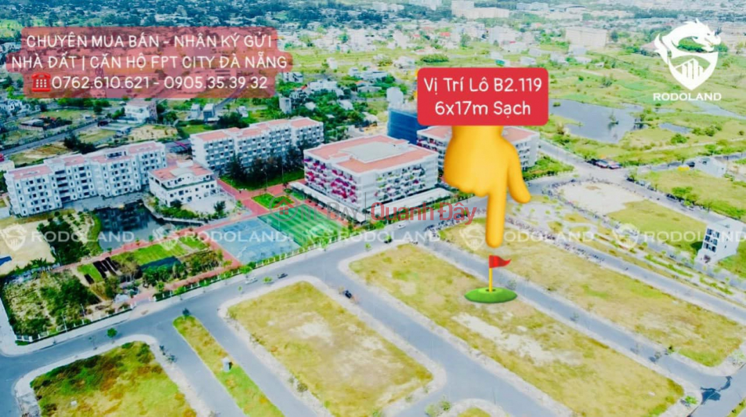 Property Search Vietnam | OneDay | Nhà ở Niêm yết bán, Cần bán nhanh lô đất tại FPT Đà Nẵng - Giá cực kỳ hấp dẫn