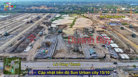 Update on the progress of Sun Urban CITY Ha Nam project on October 16. Modern urban area. Suburban resort city _0