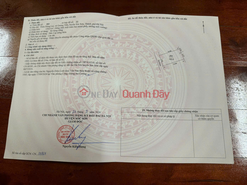 Property Search Vietnam | OneDay | Residential Sales Listings Dong Lai, Quang Tien - Extremely rare and sought-after properties - A location with great potential for breakthrough development.