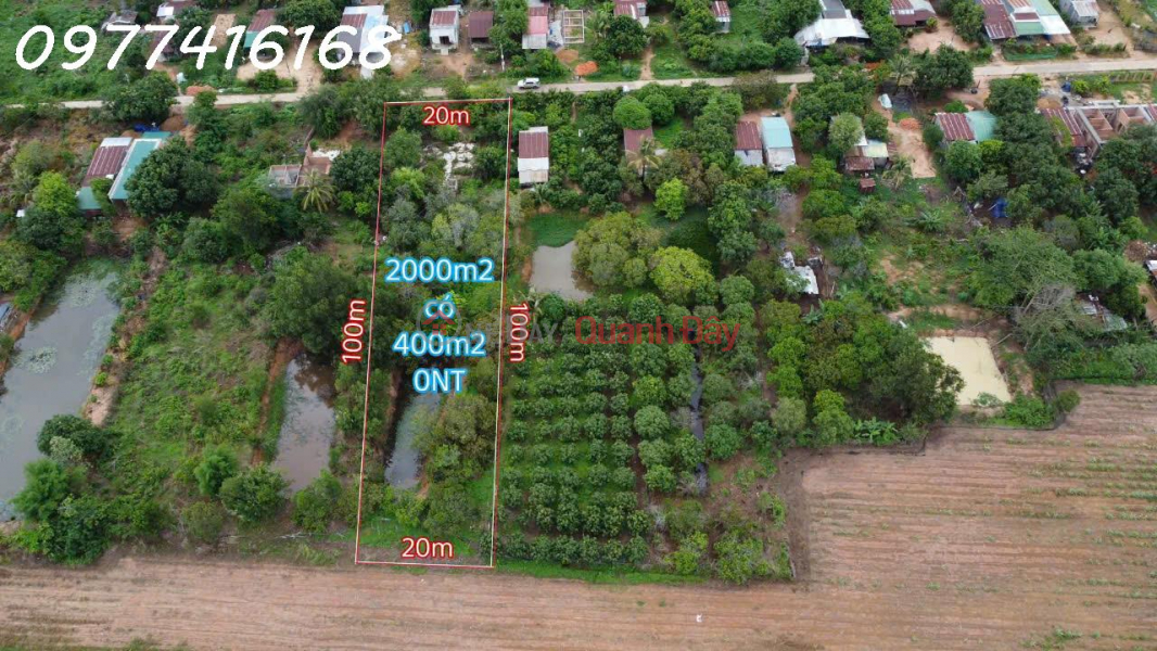 Quickly sell 2000m2 land lot (residential land 400m2) Ia Lop Commune, Ea Sup, Dak Lak, price only 320 million, Vietnam | Sales | đ 320 Million