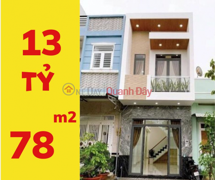 Bán Nhà 2 tầng Mặt Tiền Đường Số 37, 78m2, Giá 13 Tỷ, Tân Quy, Quận 7, đang cho thuê Niêm yết bán