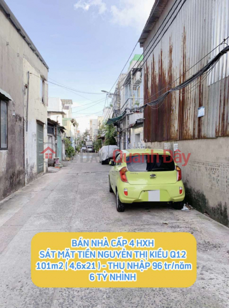 Property Search Vietnam | OneDay | Residential Sales Listings, Bán nhà cấp 4 hxh sát mt Nguyễn Thị Kiểu Q12 - 101m2 - hu nhập 96tr/năm - 6 tỷ nhỉnh 0932030061