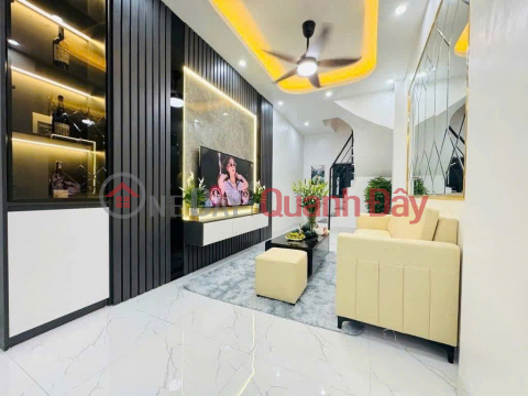 House for sale in Ngoc Hoi, 35m², 5 floors - Price 9 billion VND - Spacious alley, cars can park right in front of the house - Beautiful new house. _0