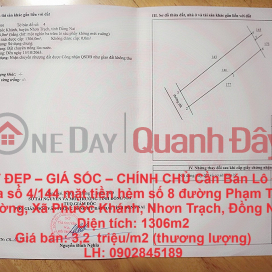 ĐẤT ĐẸP – GIÁ SỐC – CHÍNH CHỦ Cần Bán Lô Đất Xã Phước Khánh, Nhơn Trạch, Đồng Nai _0