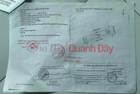 Chính Chủ Cần Bán Nhanh 1 hoặc 2 Căn Nhà Liền Kề, Mặt Đường 351 - xã Hồng Thái, An Dương, TP Hải Phòng _0