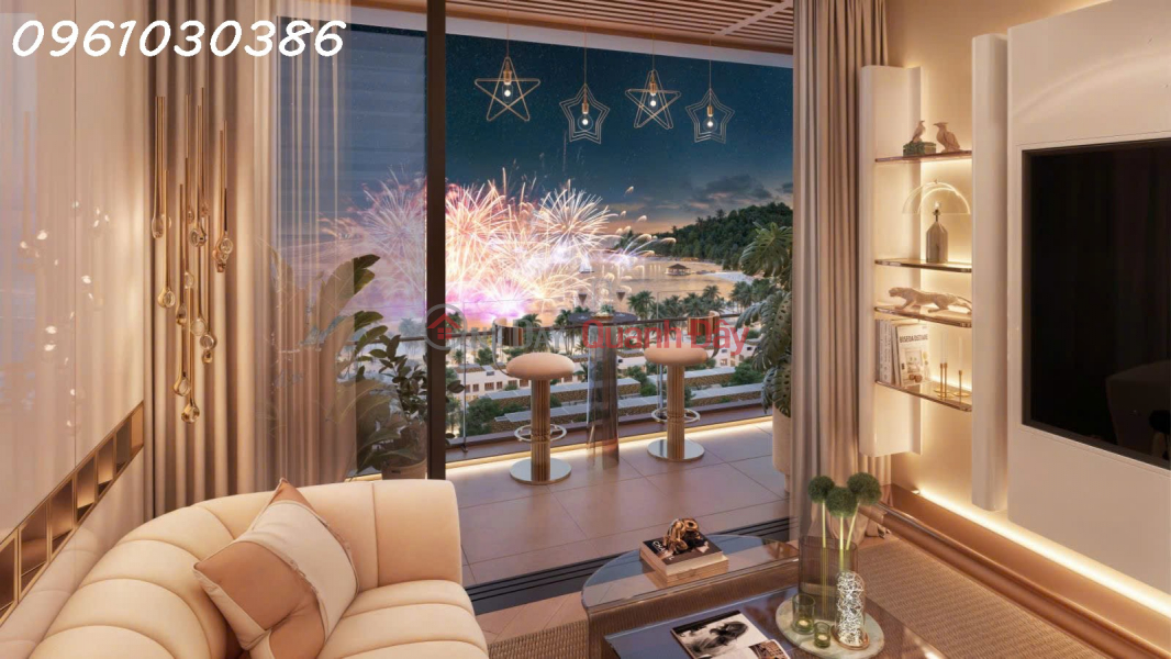 Sun Group's beachfront apartment right on Lan Ha Bay, Cat Ba, priced at 2.89 billion VND. Sales Listings