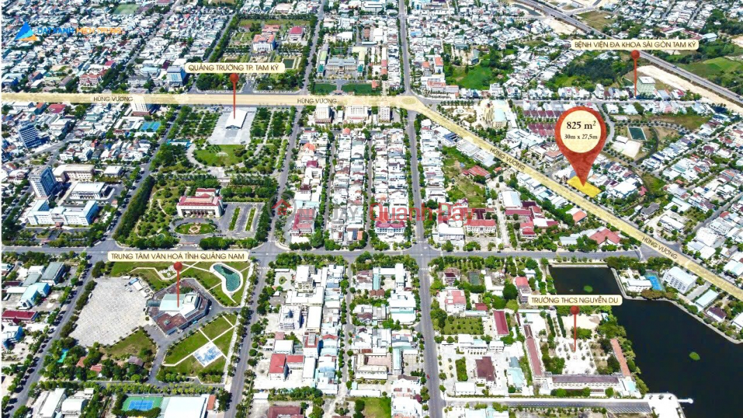 Tam Ky city - golden land frontage on Hung Vuong street - 3 adjacent lots - suitable for business and investment Vietnam, Sales đ 27.23 Billion
