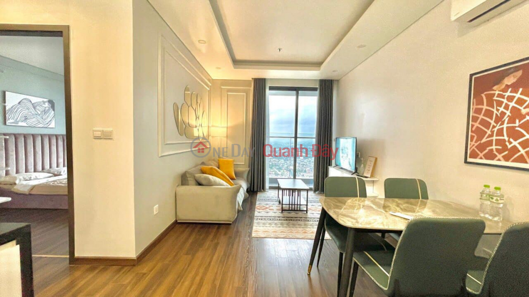 Hoang Huy Grand Hong Bang apartment for rent, 2 bedrooms, 2 bathrooms. Full of clothes. Rental Listings