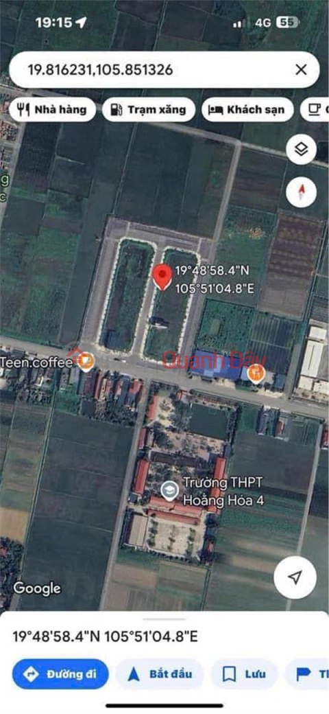 HOT HOT - OWNER NEEDS TO SELL A STREET FRONT LOT OF LAND AT - Hoang Loc Commune, Hoang Hoa District - Thanh Hoa _0