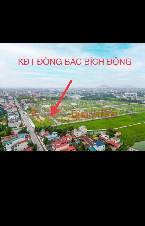 LAND IN THE NORTHEAST URBAN AREA OF BICH DONG TOWN, VIET YEN, BAC GIANG CONTACT: 0589558222 _0