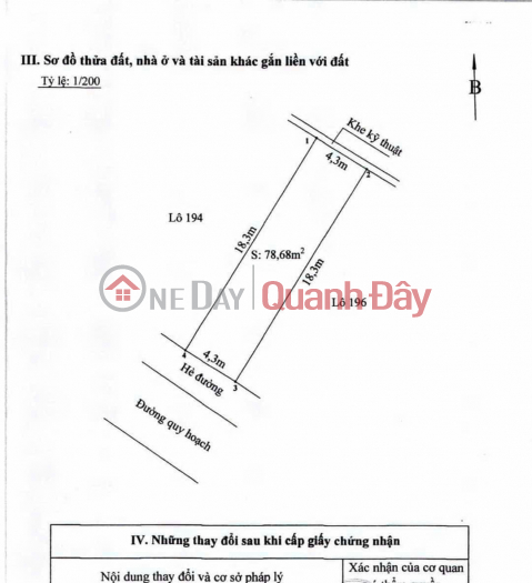 Selling 3 adjacent plots of land with an area of 230M, frontage on 30M Tran Hoan Hai An street _0