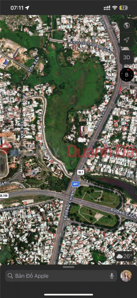 OWNER NEEDS TO SELL A PLOT OF LAND WITH FRONTAGE NEAR HOA CAM OVERPASS, CAM LE DISTRICT, DA NANG CITY, Vietnam | Sales đ 3.95 Billion