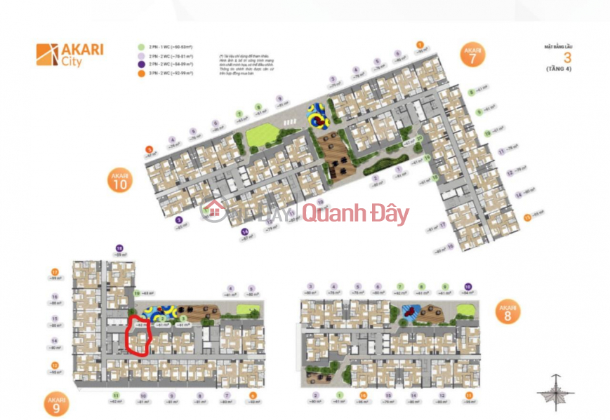 đ 3,32 tỷ, CHÍNH CHỦ CẦN BÁN - Dự Án: Chung Cư Akari City - Phase 2