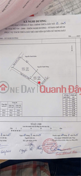 6xx million - 100m2 corner lot Nghi Duong Kien Thuy Zalo 0567222555 Vietnam | Sales, đ 680 Million