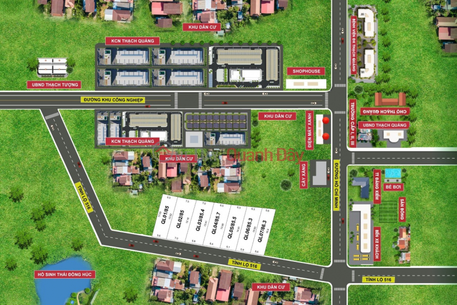 đ 140 Million NEED QUICK RELEASE OF 7 LOTS OF 140HA INDUSTRIAL PARK THACH QUANG THANH HOA PRICE ONLY 140 TR\\/LOT