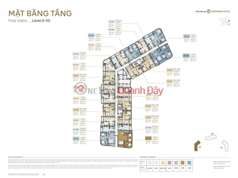 Property Search Vietnam | OneDay | Residential Sales Listings | Owner selling Masteri Trinity apartment, 50.5m2, only 1 billion VND for transfer, long-term interest-free bank loan.