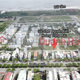 Land for sale with 2 frontages on the corner of Nguyen Xien - Hoang Trong Mau, Khue My, Ngu Hanh Son, Da Nang. _0