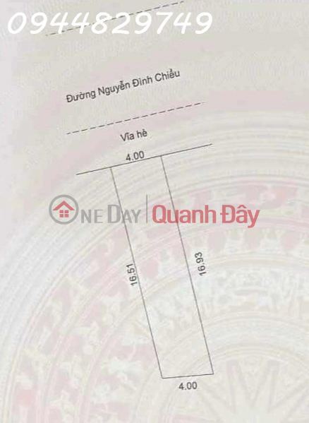 Property Search Vietnam | OneDay | Nhà ở Niêm yết bán, HÀNG NGON đầu tư, Mặt tiền Nam Việt Á đường NGUYỄN ĐÌNH CHIỂU, Ngũ Hành Sơn, ĐN chỉ 2,x TỶ